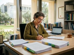 בדיקת עבודות אקדמיות למרצים